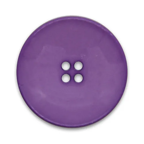 1 1/2" 4-Hole Purple Plastic Button