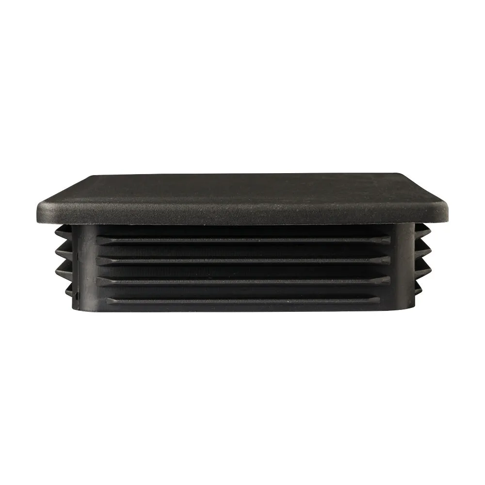 100 x 100mm Black Plastic Square End Cap