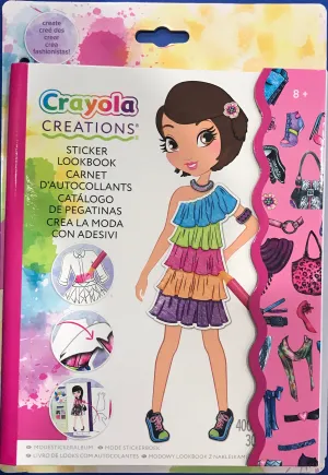 1083977 CRAYOLA CREATIONS STICKER LOOK BOOK