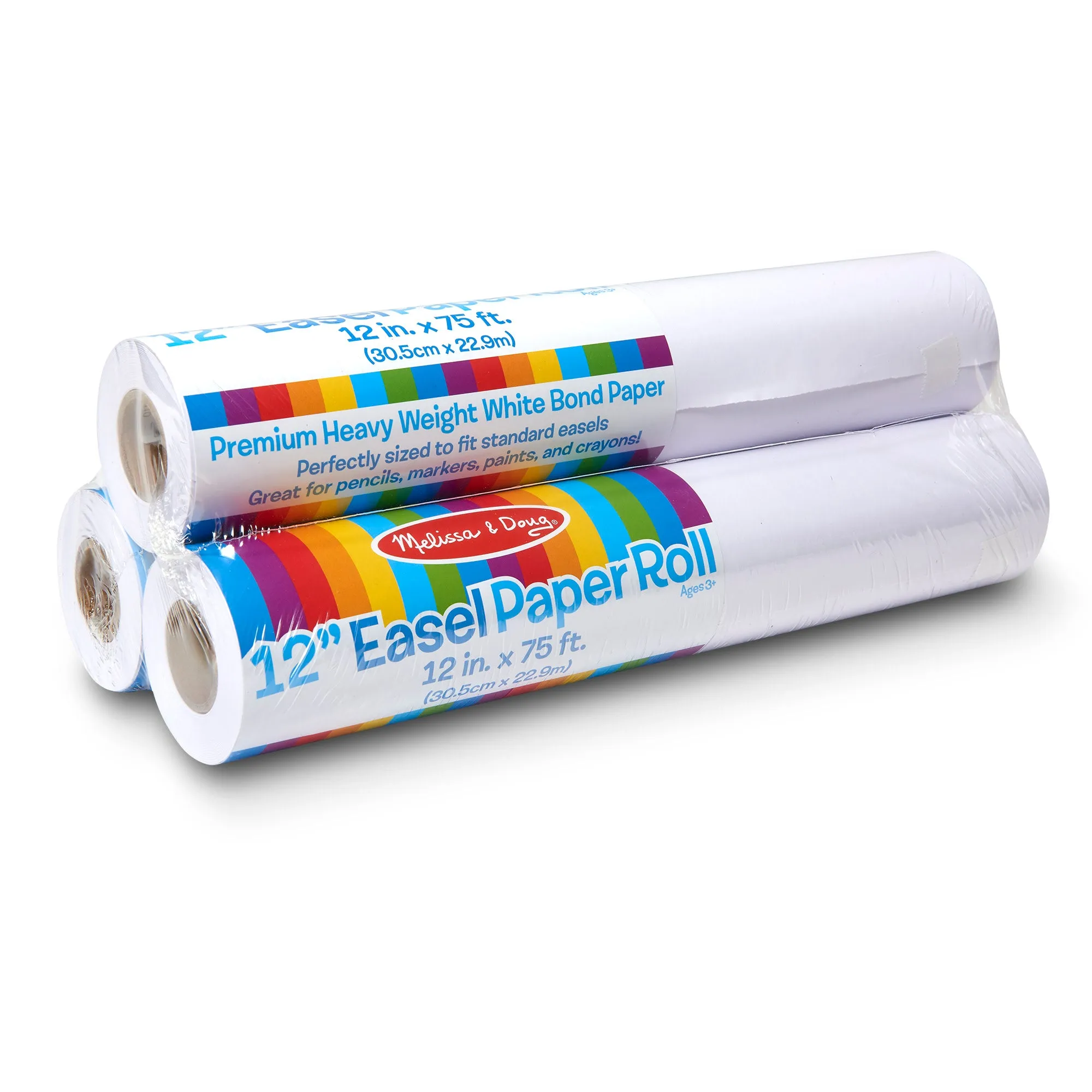 12-Inch Easel Paper Roll 3-Pack