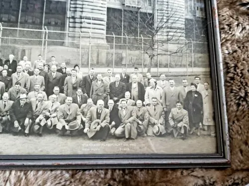 1952 Original B&W Photo General Electric Office Of Immigration New York Jamboree