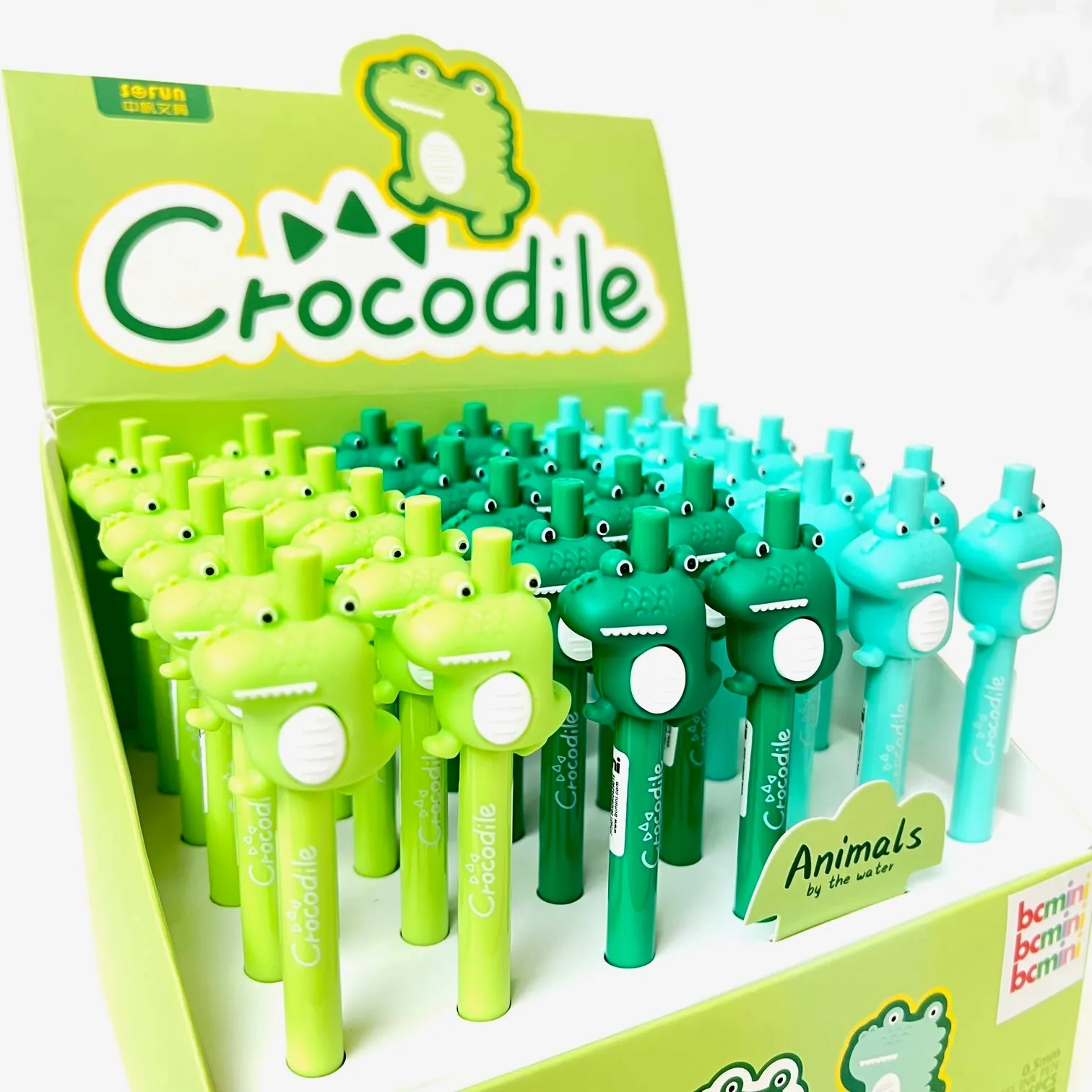 22484 CROCODILE RETRACTABLE GEL PEN-36