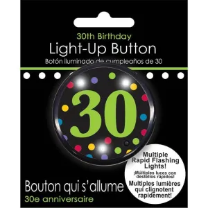 30th - Flashing Button