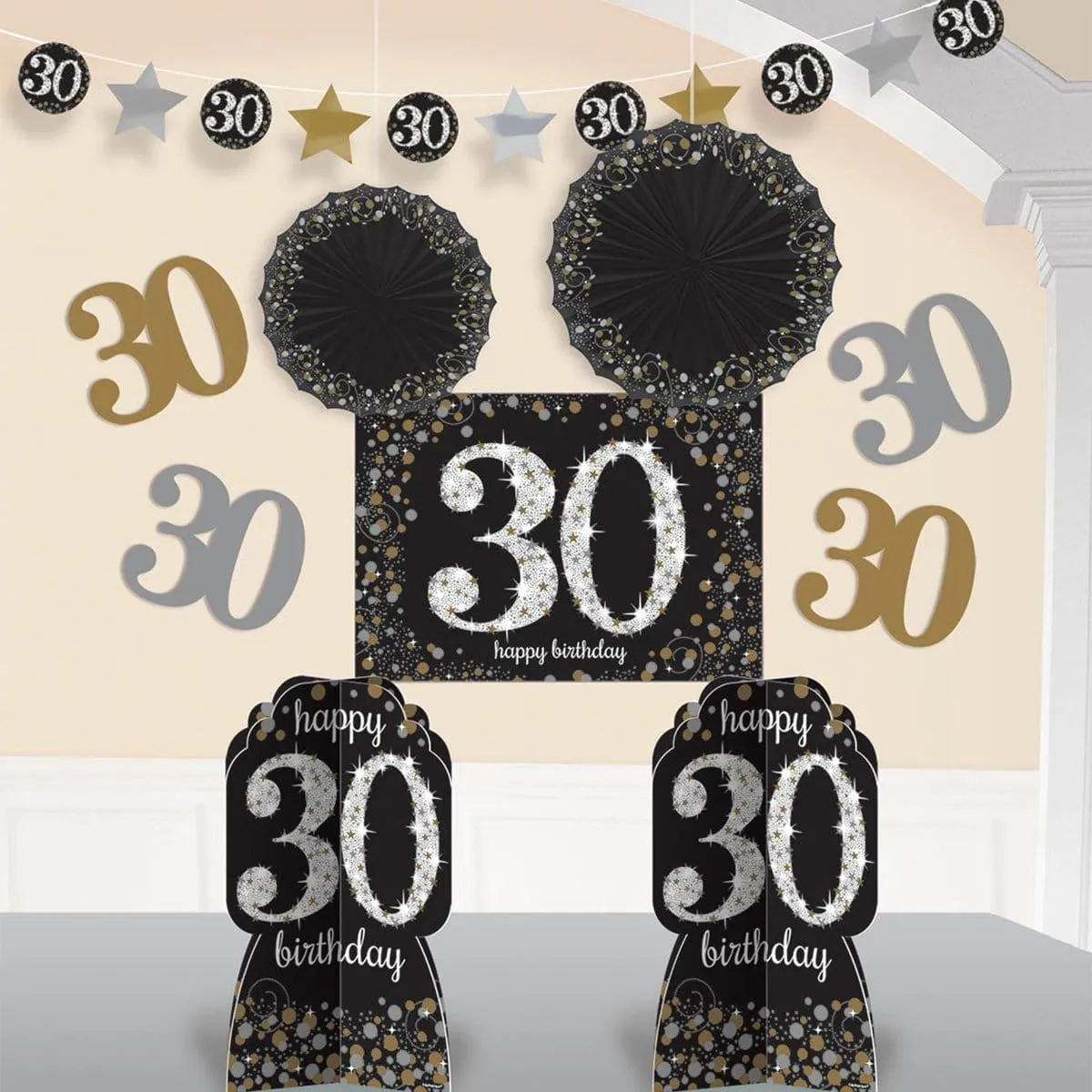 30th Sparkling Celeb - Room Decorating Kit