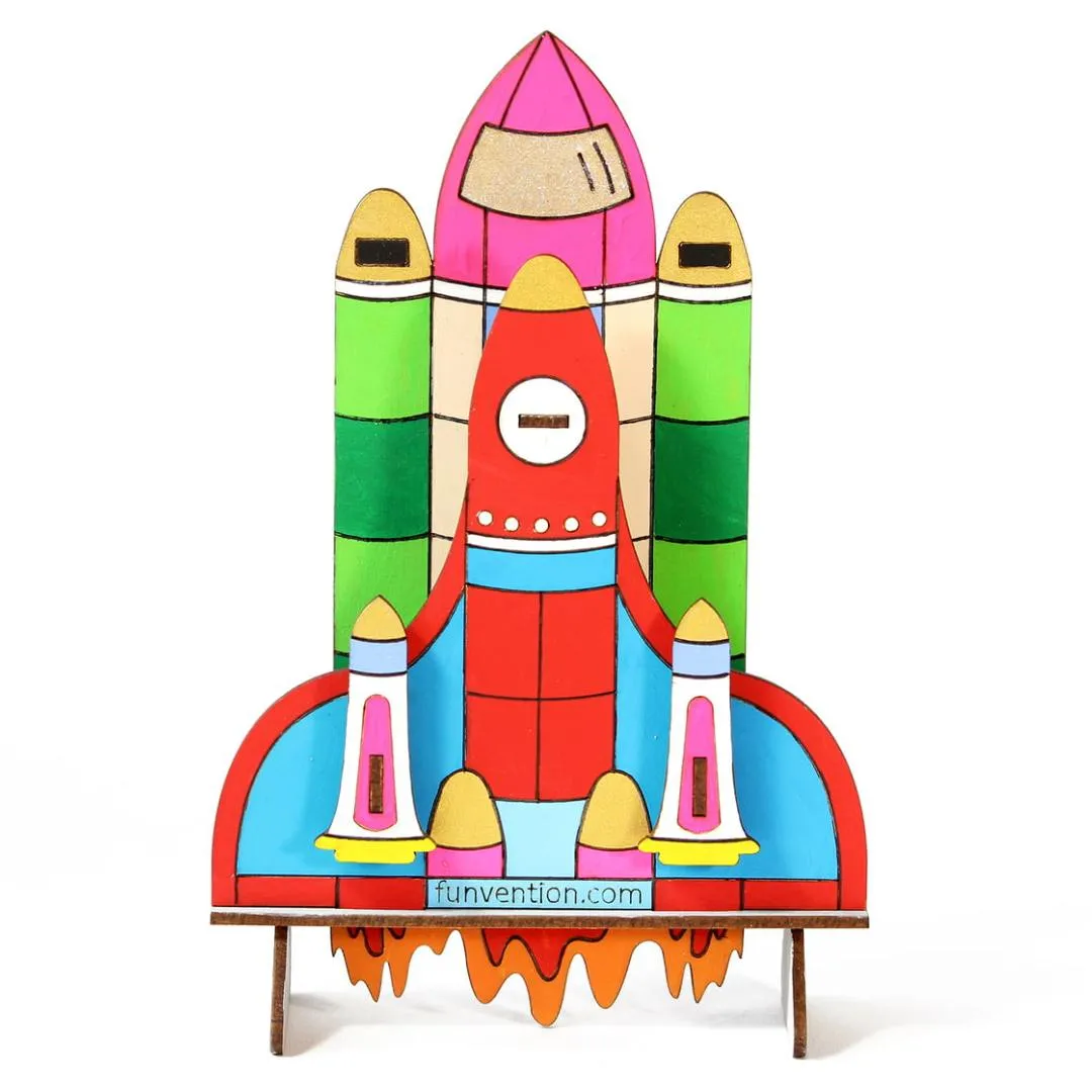 3D Coloring Model - Space Shuttle