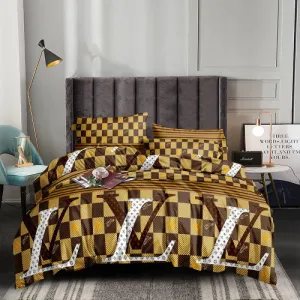 6 Pcs Bedding Set With Duvet Covers, Bedsheet &  Pillow Case