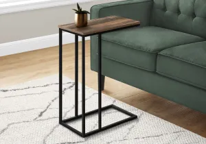 Accent Table - 25"H / Brown Reclaimed / Black Metal