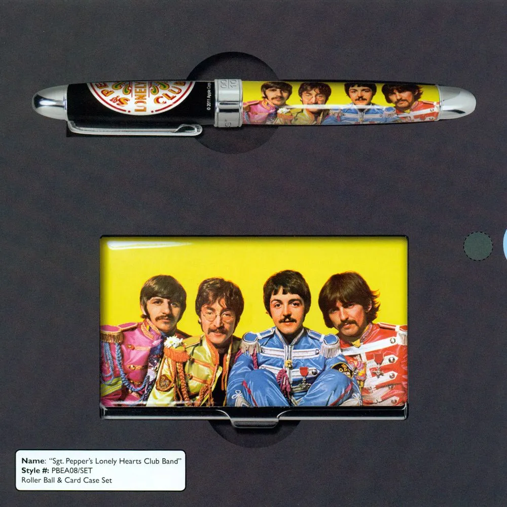 ACME Beatles Sgt. Pepper's Lonely Hearts Club Band Limited Edition Rollerball Pen and Card Case Set