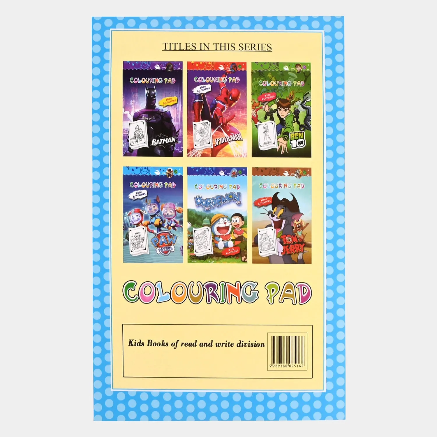 Activity Pack Character Book