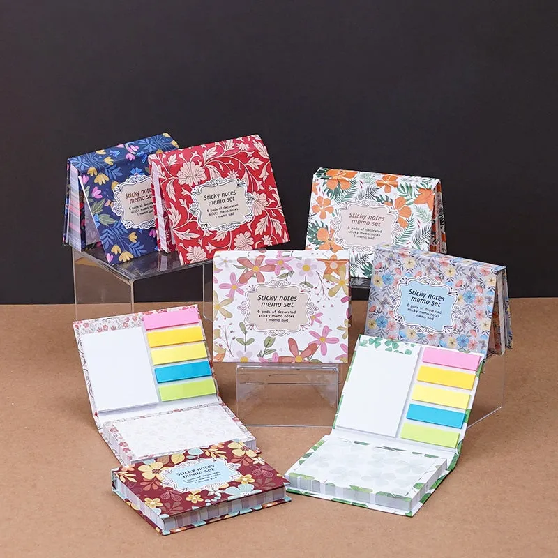 Aesthetic Flower Sticky Notes Memo Set