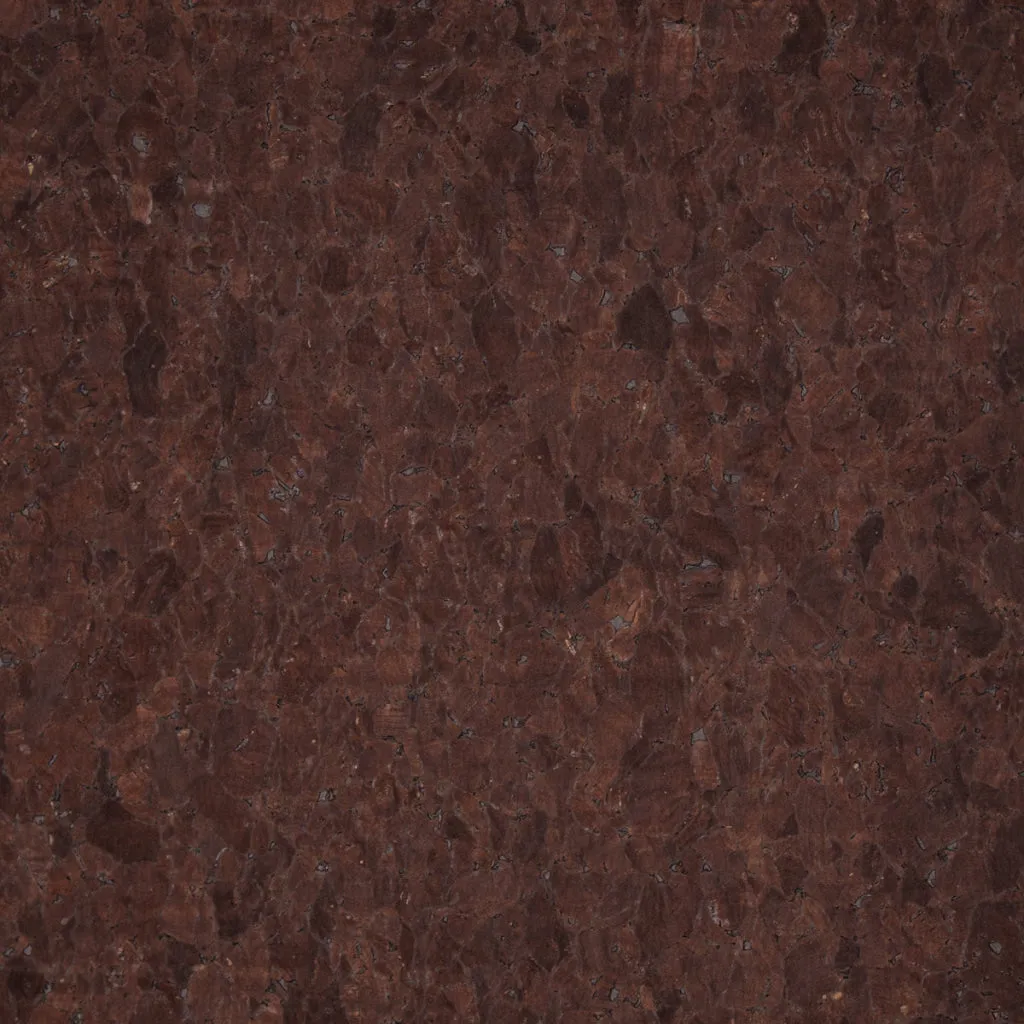 Agglomerate Dark Brown Portuguese cork fabric COF-348