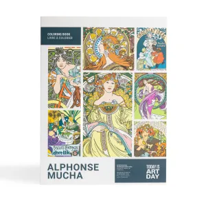 Alphonse Mucha - Coloring Book