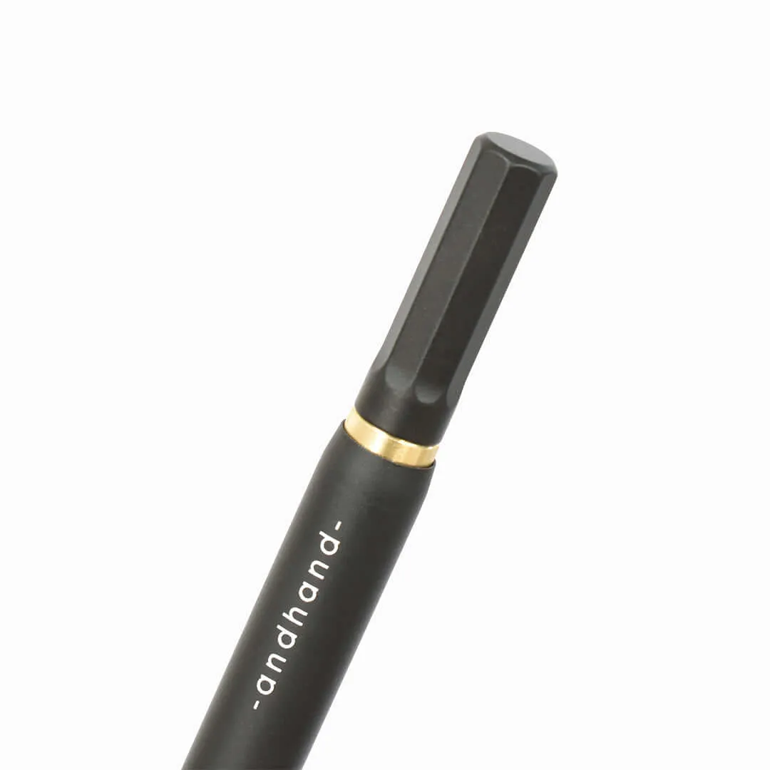 Andhand Method Mini Retractable Ballpoint Pen Black