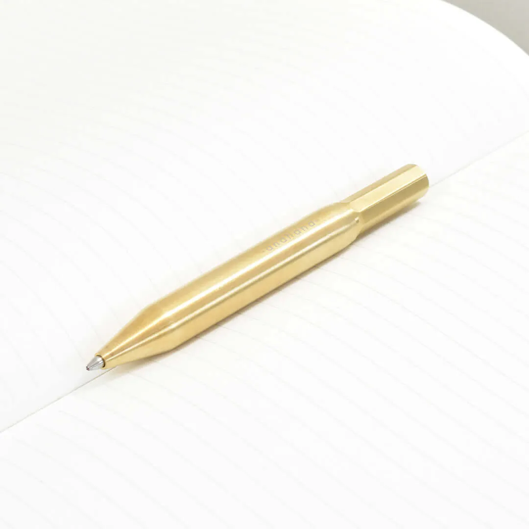 Andhand Method Mini Retractable Ballpoint Pen Brass