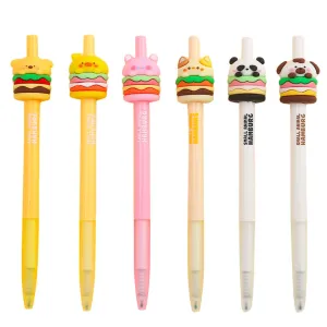 Animal Burger Gel Pens