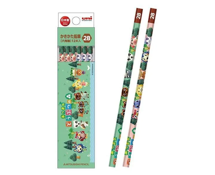 Animal Crossing 2B Pencil (12 Pieces)