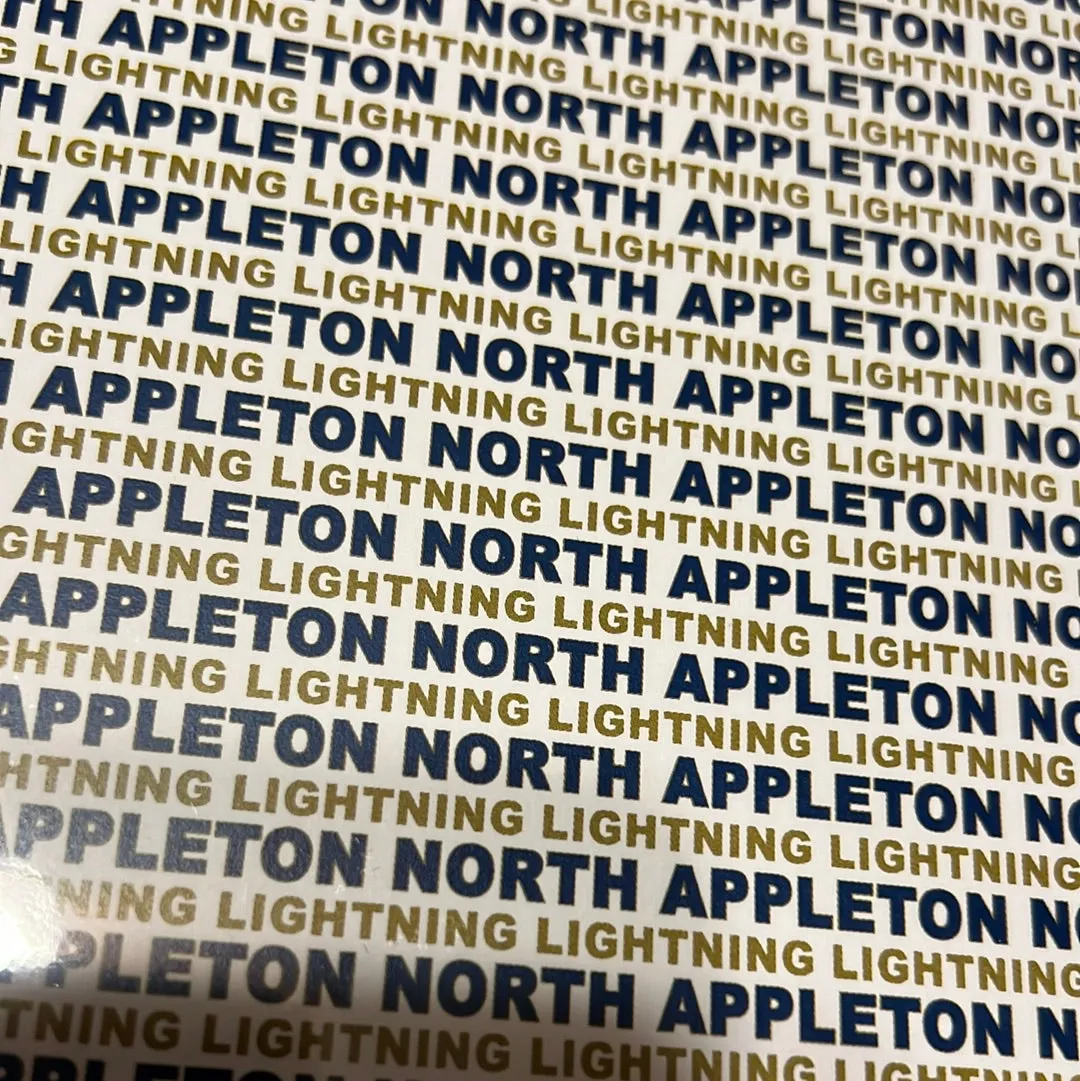 Appleton north lightening paper