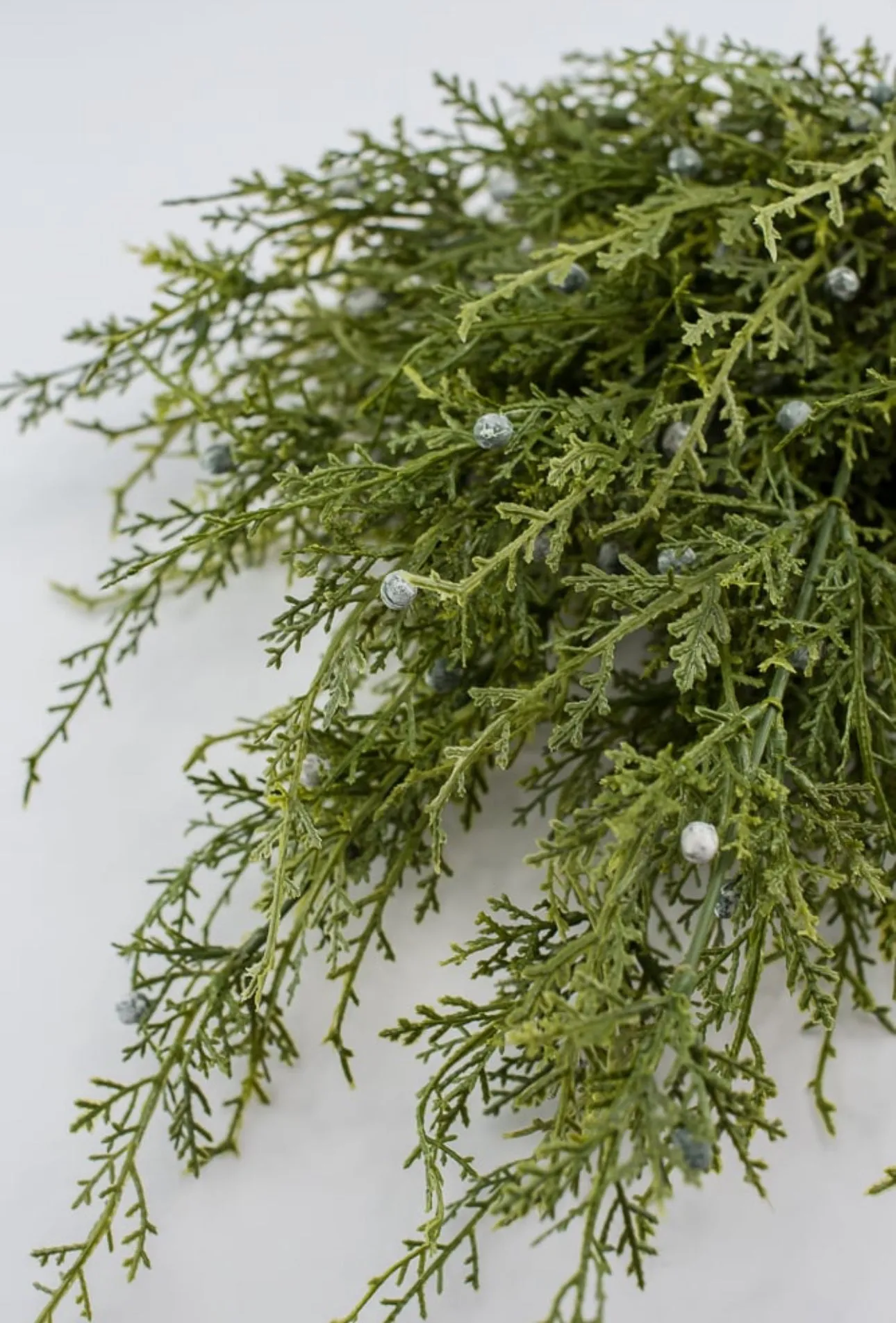 Artificial cedar bush with berries