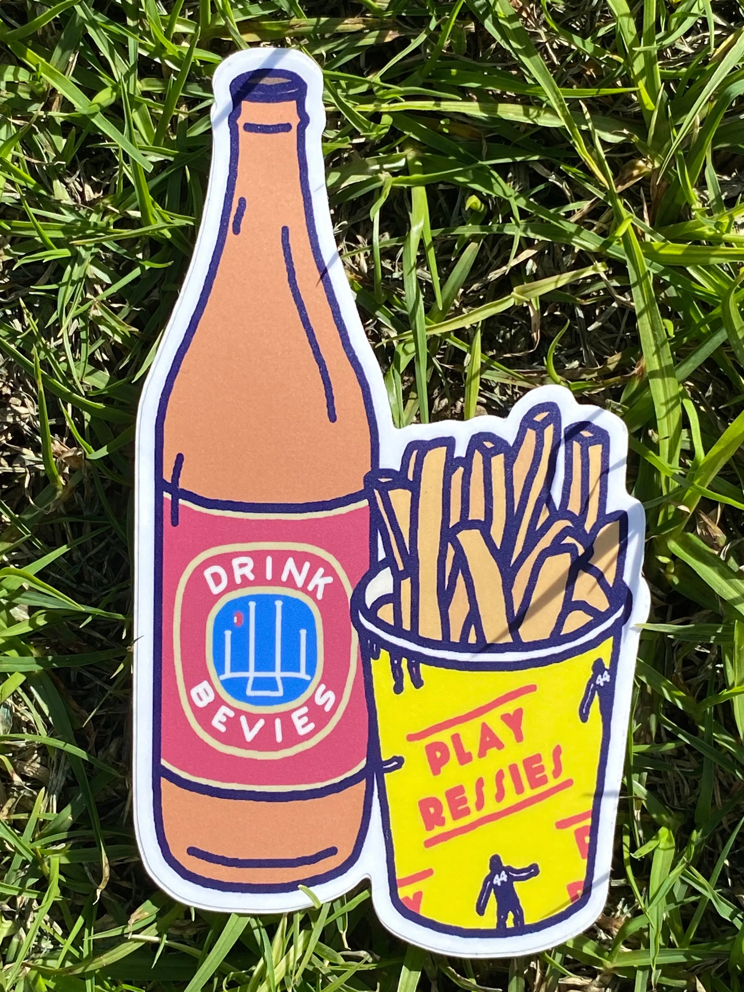 BEER & CHIPS STICKER