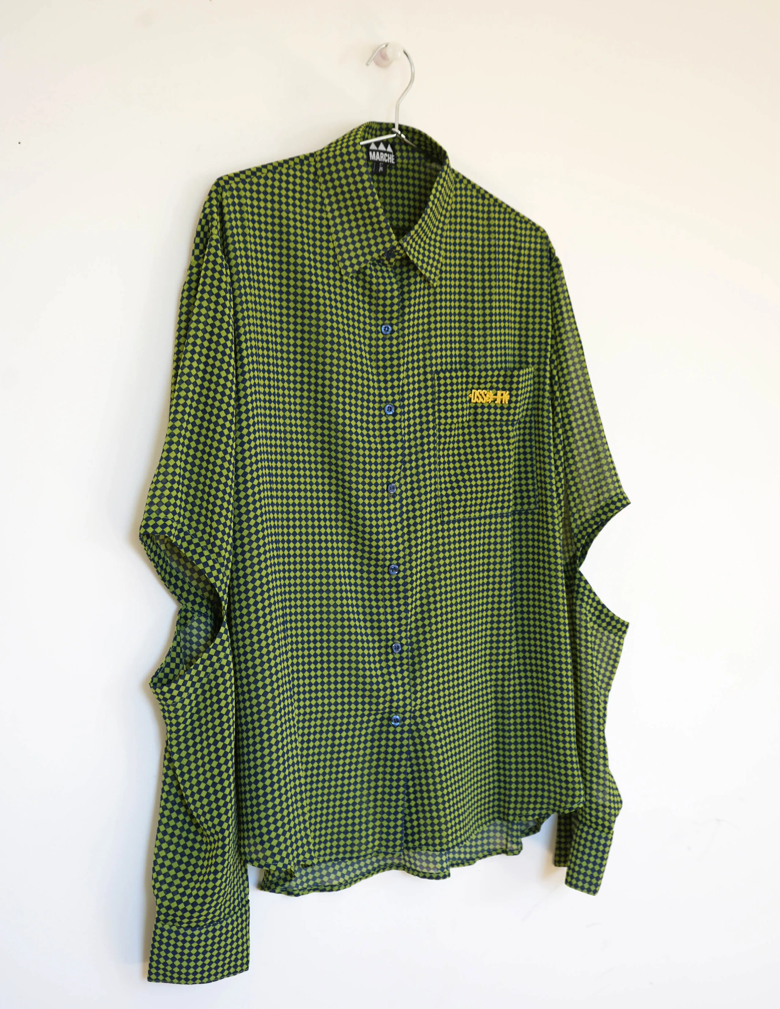 Billy Check Open Sleeve Button Down