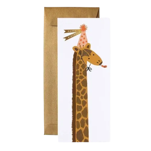 Birthday Giraffe Card