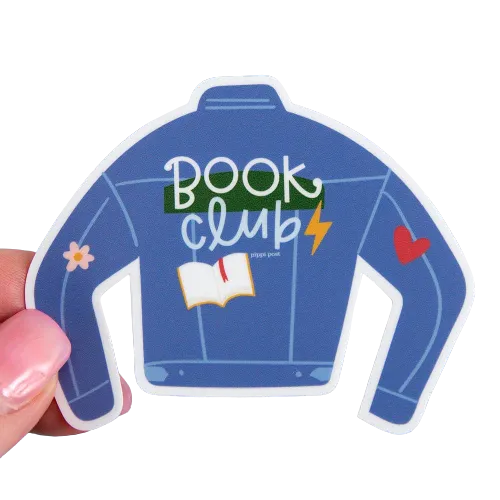 Book Club Jacket Sticker