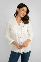 BUTTON UP BLOUSE