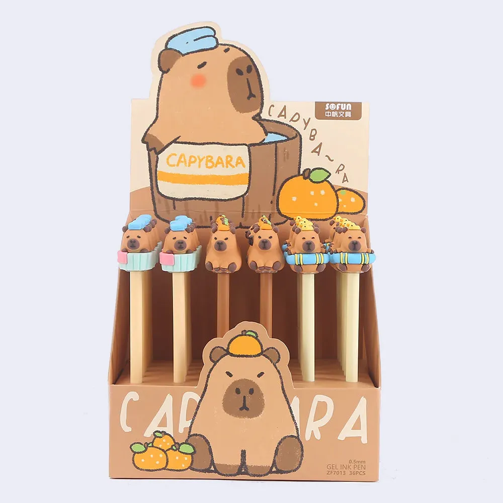 Capybara Spa Gel Pen (Assorted)