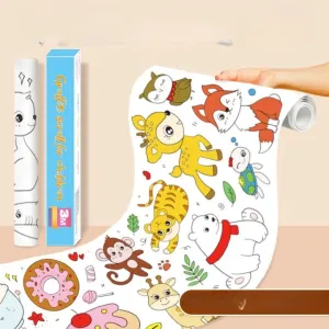 Childeren Coloring Drawing Painting Roll Sticker