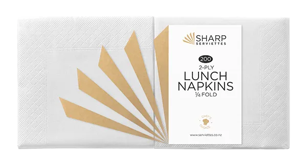 CTN SHARP 1/8 Redifold 2 ply Lunch Napkin x 3000