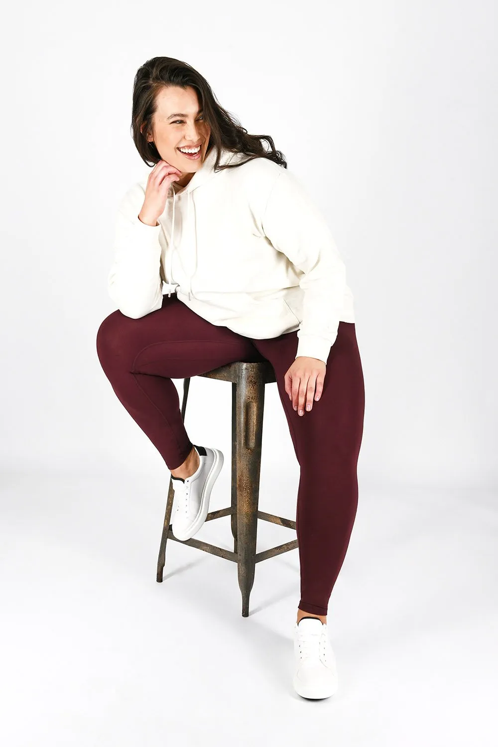 Curve Revitalise High Waisted Leggings - Winter Berry