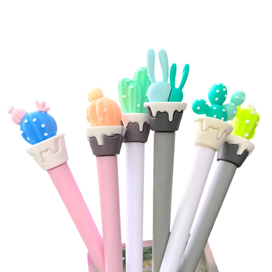 Cute Cactus Gel Pens