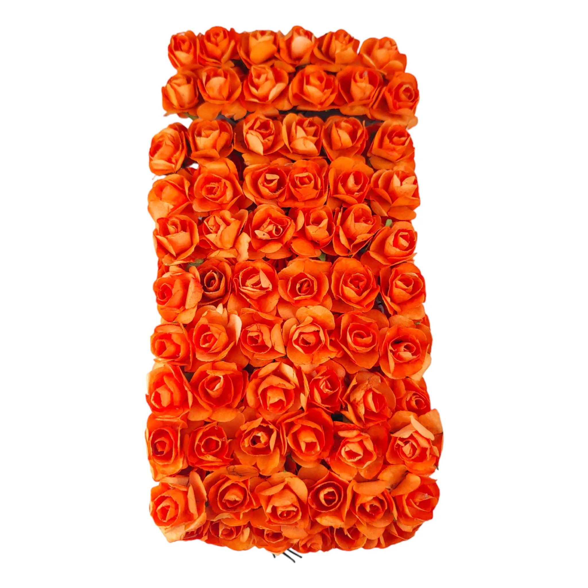 Decorative Artificial Landora Rose Paper Flower for Decor, Craft Or Textile, 144Pcs -Design 27