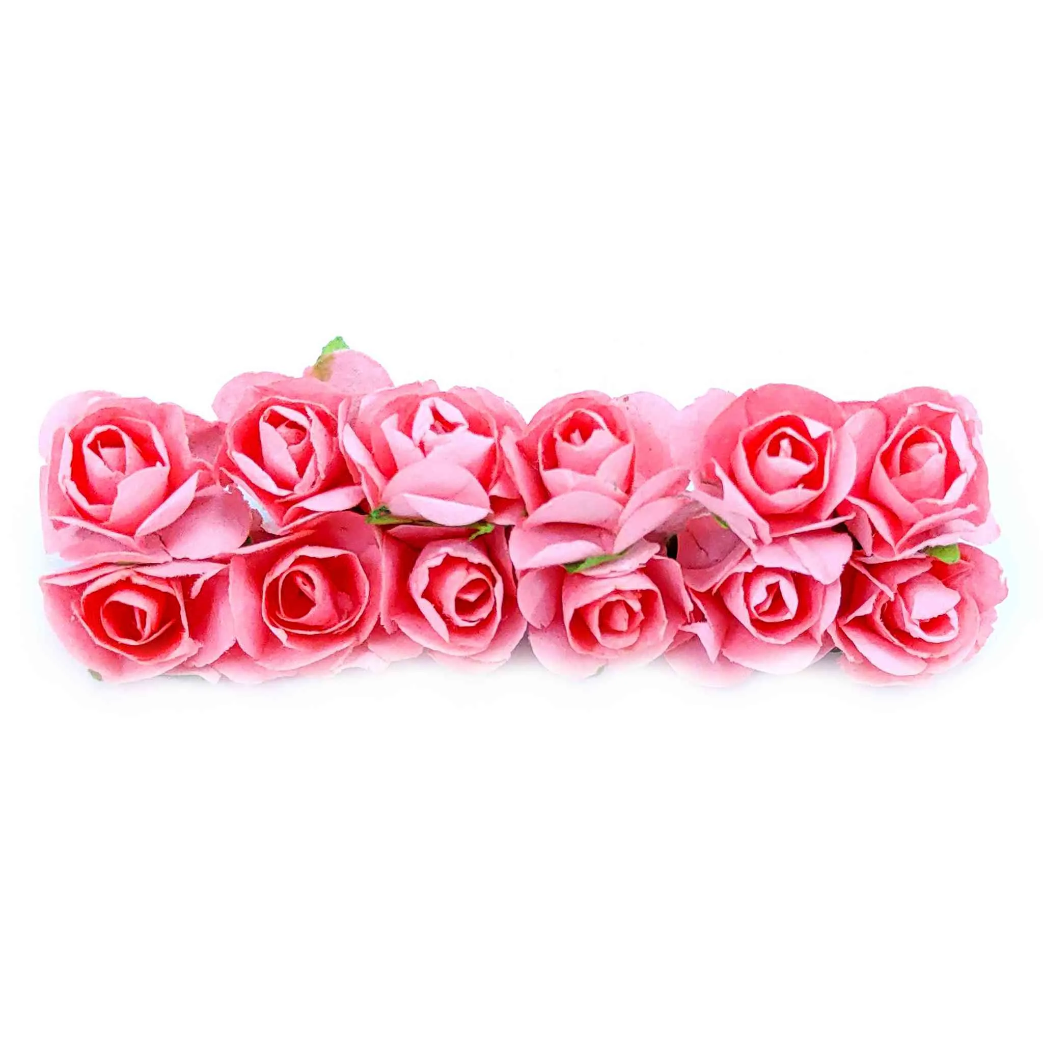 Decorative Artificial Landora Rose Paper Flower for Decor, Craft Or Textile, 144Pcs -Design 27