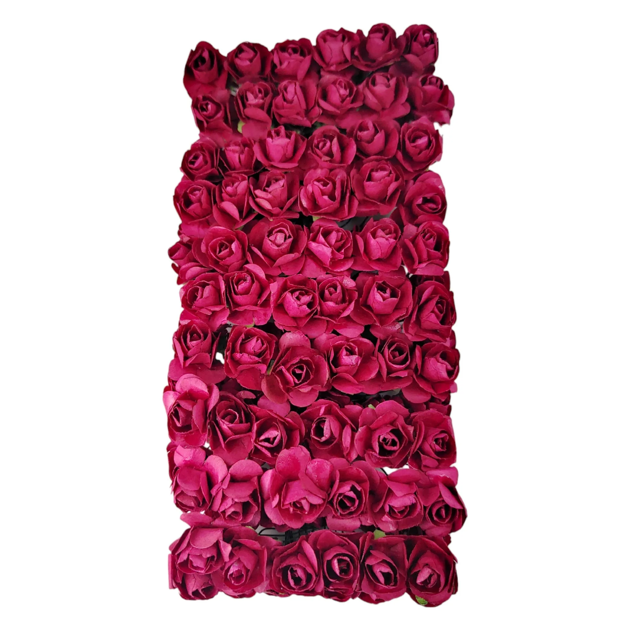 Decorative Artificial Landora Rose Paper Flower for Decor, Craft Or Textile, 144Pcs -Design 27