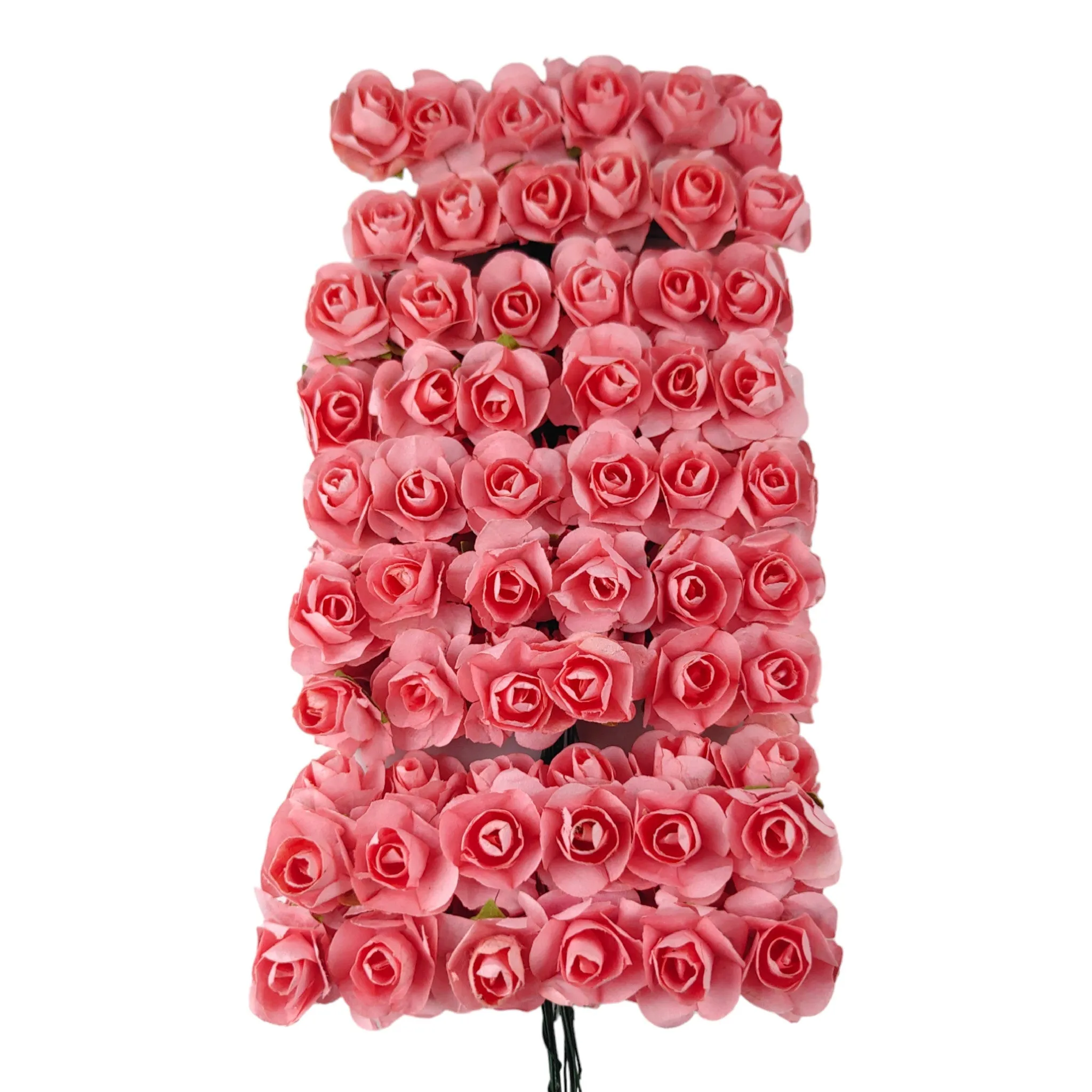 Decorative Artificial Landora Rose Paper Flower for Decor, Craft Or Textile, 144Pcs -Design 27