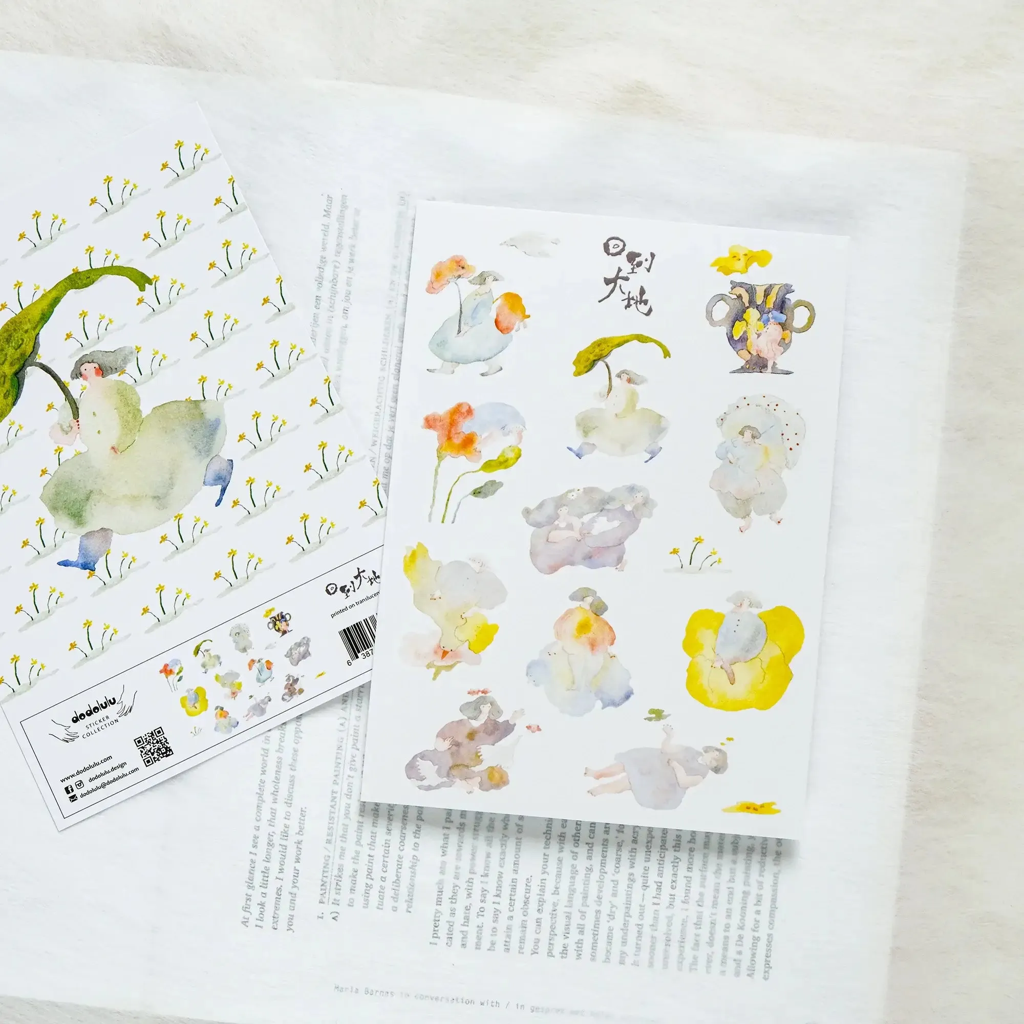 dodolulu Sticker Sheet: When Spring Returns