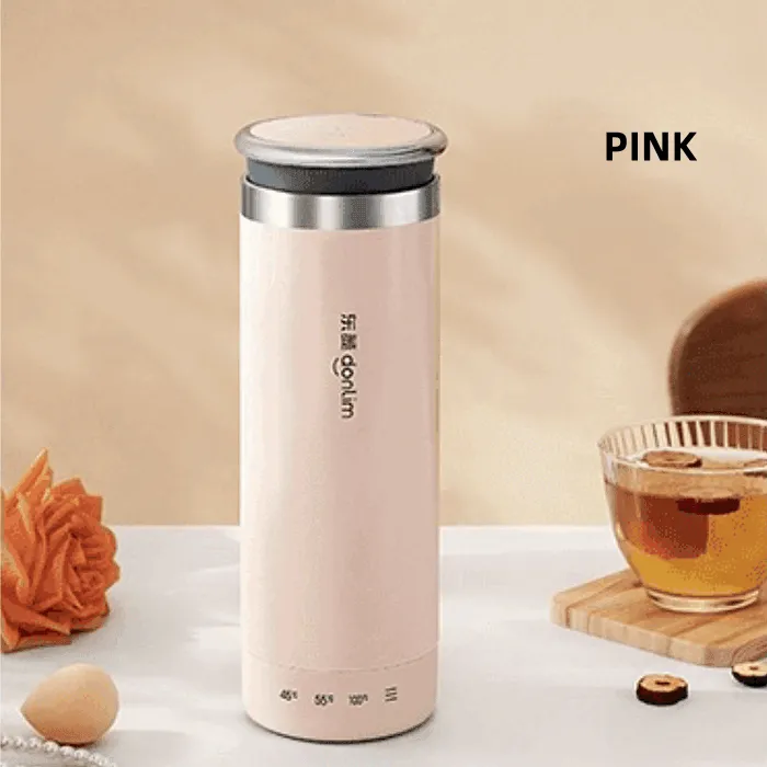 DONLIM Portable Electric Kettle Water Boiler Travel Heating Cup Boiled Water Pot 300ML