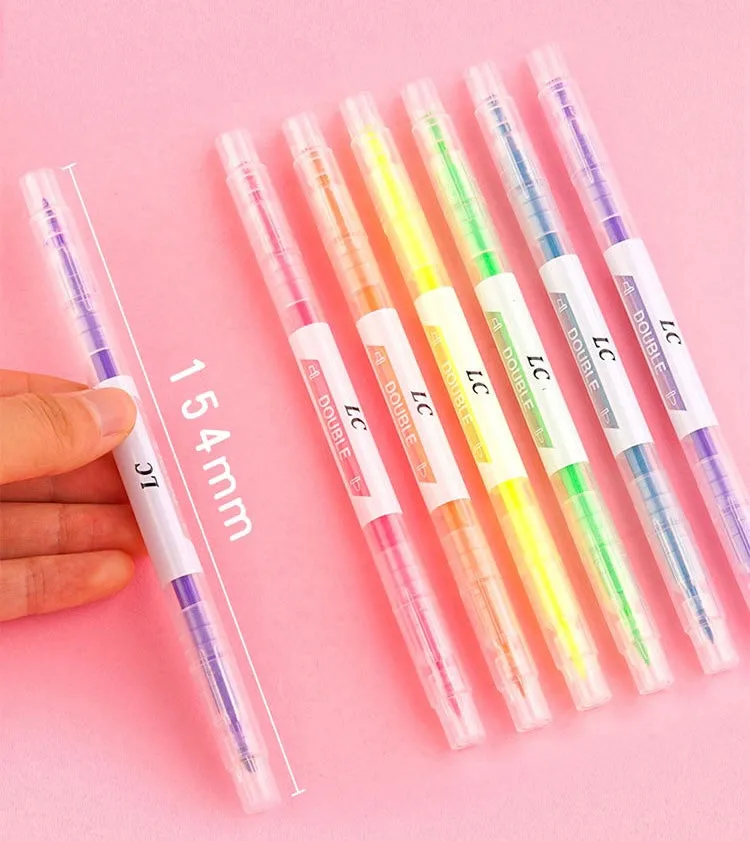 Double Head Fluorescent Pens/Highlighters