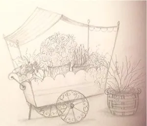 Drawing Series 2 - Lesson 2 Garden Cart - Downloadable Video Lesson