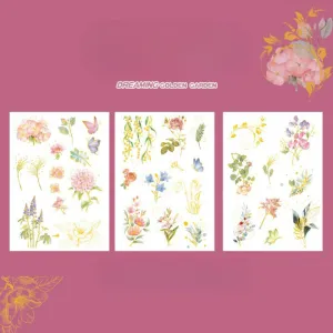 Dream Golden Garden Waterproof Stickers