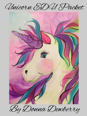 EDU Packets (Painting Parties) Unicorn