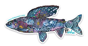 Enchanted Grayling Sticker