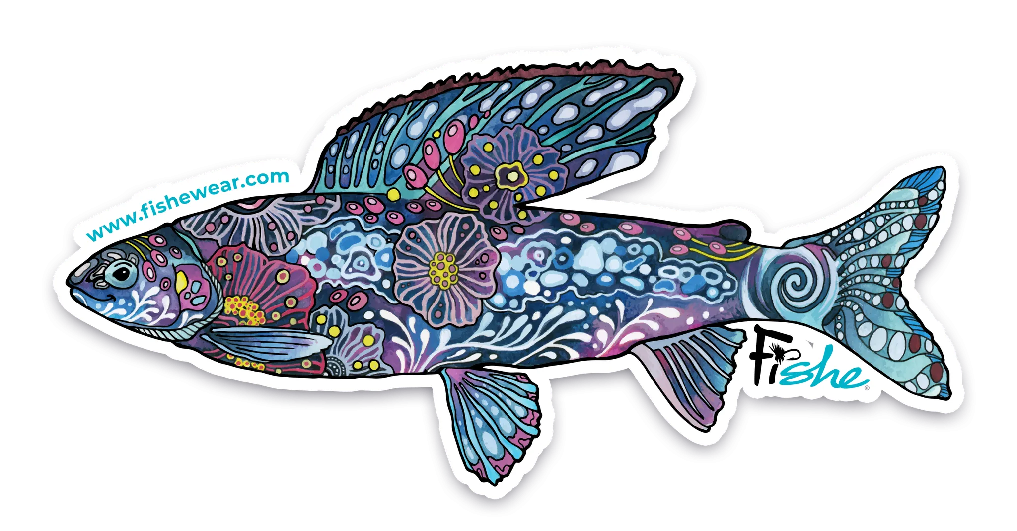 Enchanted Grayling Sticker