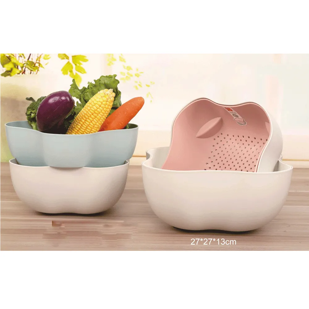 Excluzo Multifunctional Layered Vegetable Drain Basket.