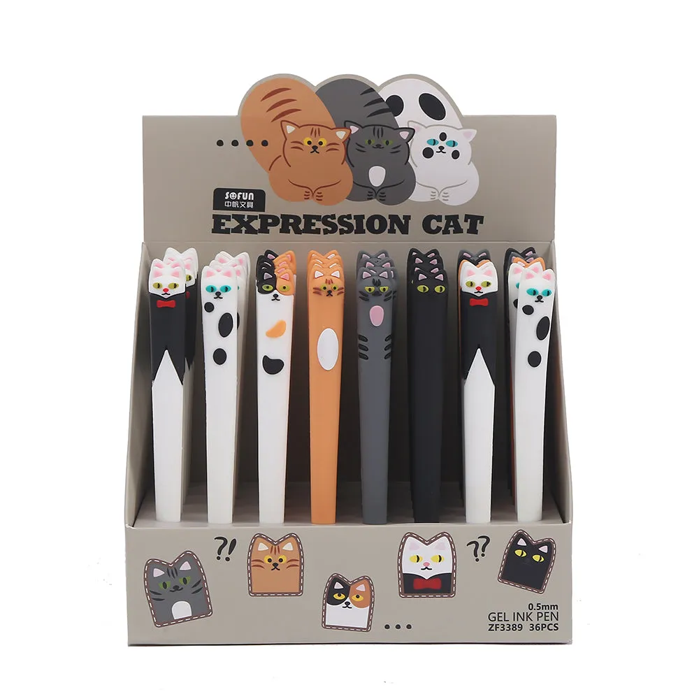 Expressive Cats Gel Pens