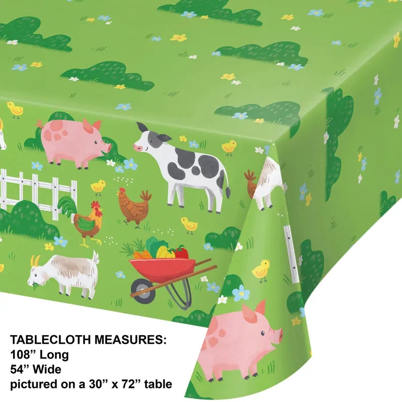 Farm Party Paper Tablecover