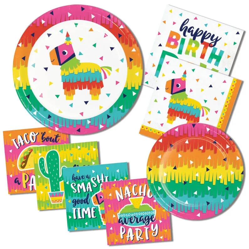 Fiesta Fun Dessert Plates