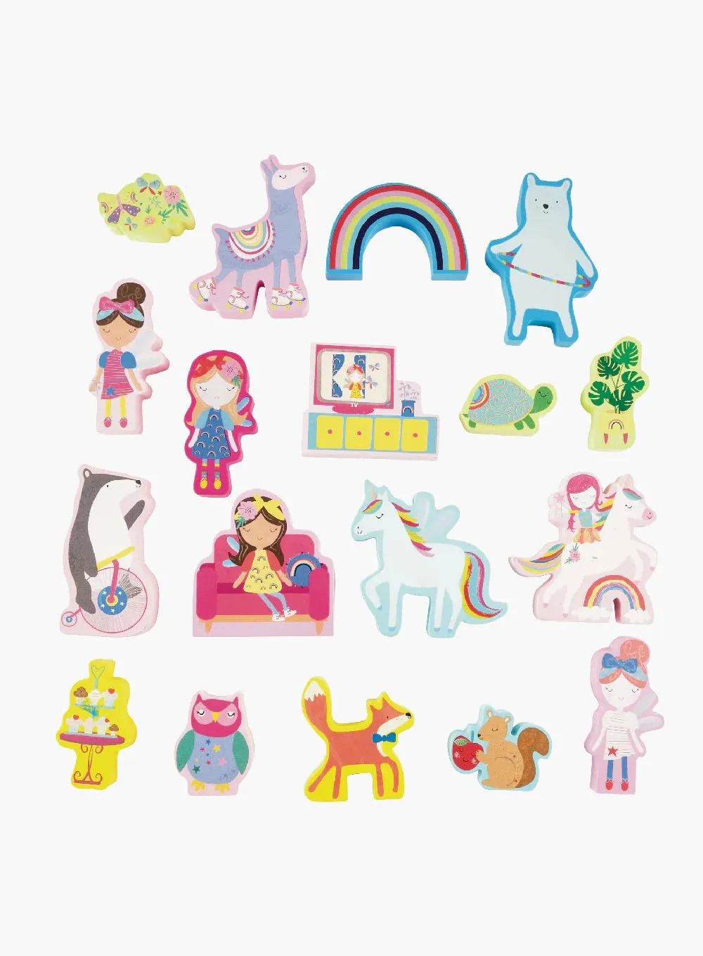 Floss & Rock Playbox with Wooden Pieces: Rainbow Fairy