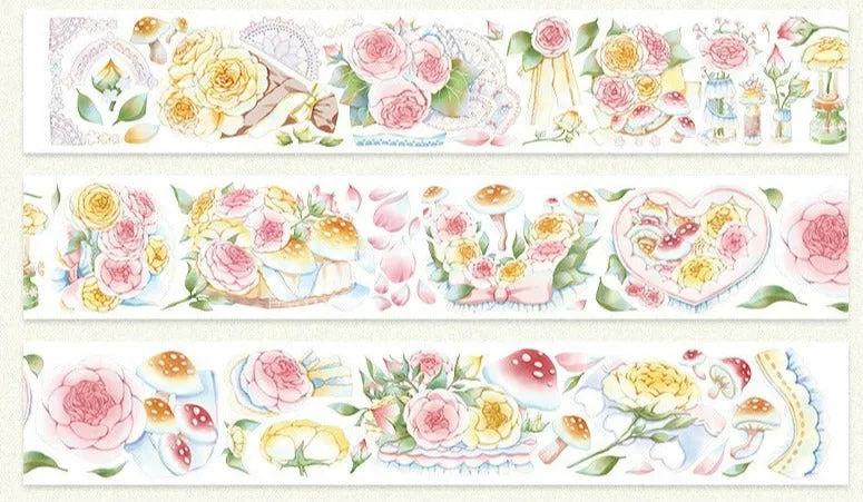 Flower & Fruit Sticker Design Washi Tape